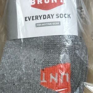 Hanes Everyday Casual Socks - Gray and Orange